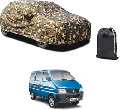 PAGORA Car Cover For Maruti Suzuki Eeco (With Mirror Pockets)(Yellow, For 2019, 2020, 2021, 2022, 2023 Models)