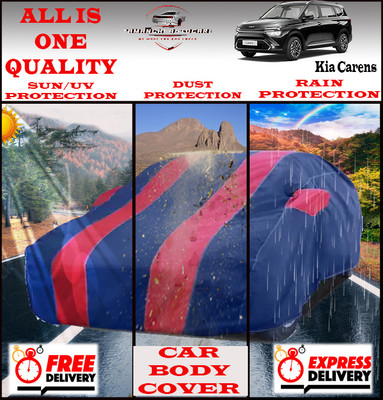 Tamanchi Autocare Car Cover For Kia Carens(Red, Black)