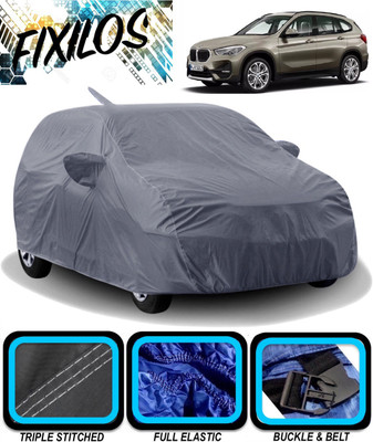 FIXILOS Car Cover For BMW X1 (With Mirror Pockets)(Grey)