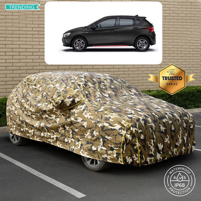 PAGORA Car Cover For Hyundai i20 Sportz (With Mirror Pockets)(Yellow, Multicolor)