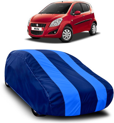 MoTRoX Car Cover For Maruti Suzuki Ritz (Without Mirror Pockets)(Blue, Blue)
