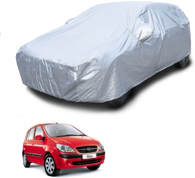 Euro Care Car Cover For Hyundai Getz (With Mirror Pockets)(Silver)