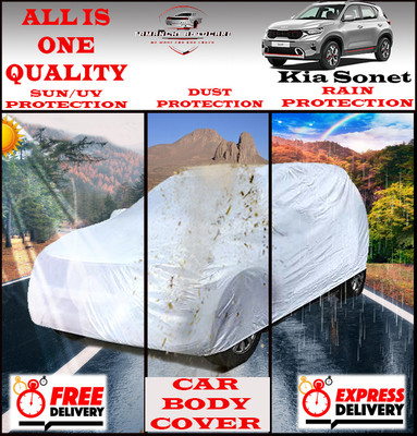 Tamanchi Autocare Car Cover For Kia Sonet(Silver)