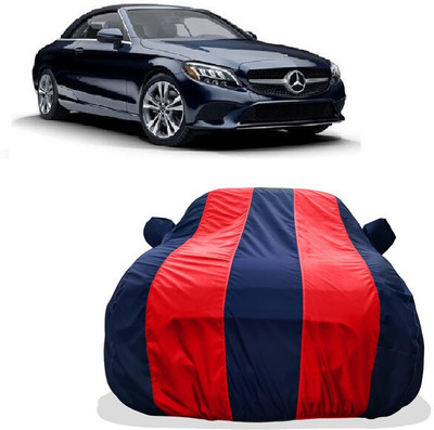 Tricway Car Cover For Mercedes Benz C-Class C300 Cabriolet Petrol (With Mirror Pockets)(Red)