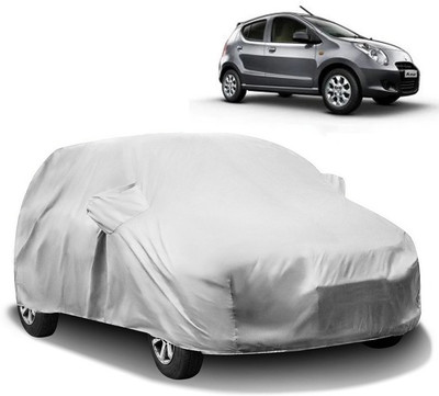 AutoRetail Car Cover For Maruti A-Star (With Mirror Pockets)(Silver)