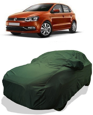 Coxtor Car Cover For Volkswagen Polo GT 1.5 TDI (With Mirror Pockets)(Green)