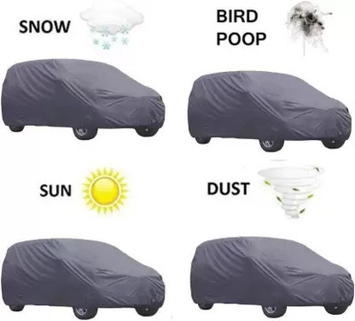 AUCTIMO Car Cover For Mahindra e-Verito (With Mirror Pockets)(Grey)
