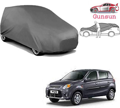 Gunsun Car Cover For Maruti Suzuki Alto 800 (Without Mirror Pockets)(Grey, For 2005, 2010, 2015, 2020, 2022 Models)
