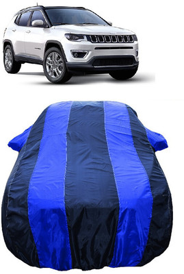 Wegather Car Cover For Jeep Compass 2.0 Limited Plus AT Diesel (With Mirror Pockets)(Blue)
