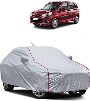 FRONCH Car Cover For Maruti Suzuki Alto K10 (With Mirror Pockets)(Silver)
