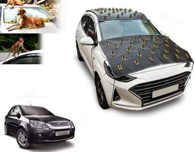 AUTO PEARL Car Cover For Ford Fiesta (Without Mirror Pockets)(Black)