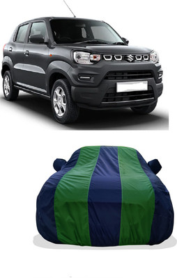 Tricway Car Cover For Maruti Suzuki S-Presso VXI Opt AT Petrol (With Mirror Pockets)(Green)