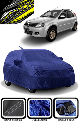 FRONCH Car Cover For Mahindra Verito Vibe (With Mirror Pockets)(Blue)