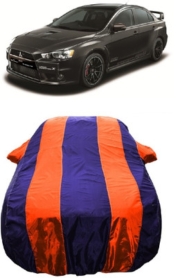 Wegather Car Cover For Mitsubishi Lancer Evolution (With Mirror Pockets)(Orange)