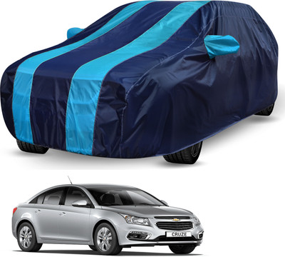 Auto Hub Car Cover For Chevrolet Cruze (Without Mirror Pockets)(Black, Blue)