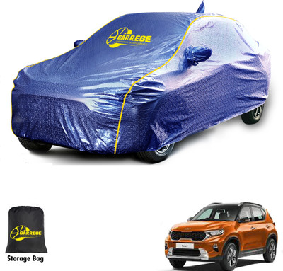 GARREGE Car Cover For Kia Sonet (With Mirror Pockets)(Blue, For 2020, 2021, 2022, 2023, 2024 Models)