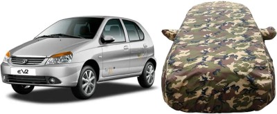 ATBROTHERS Car Cover For Tata Indica eV2 eLX (With Mirror Pockets)(Multicolor)