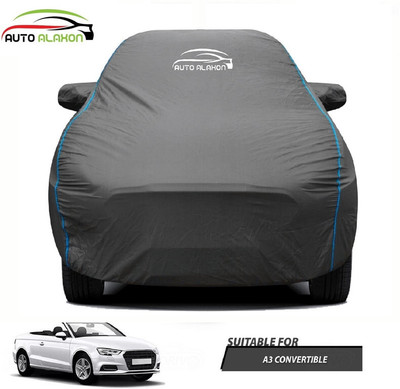 AUTO ALAXON Car Cover For Audi Universal For Car (With Mirror Pockets)(Black)