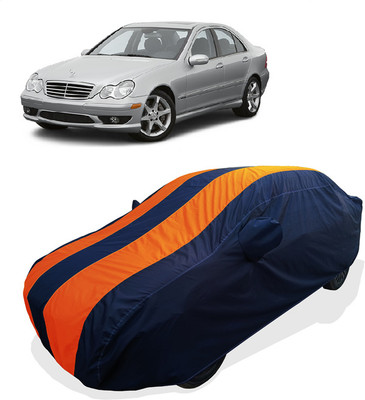 Coxtor Car Cover For Mercedes Benz C280 (With Mirror Pockets)(Orange)