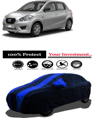 Amexride Car Cover For Datsun Datsun GO T Option CVT Petrol (With Mirror Pockets)(Multicolor)