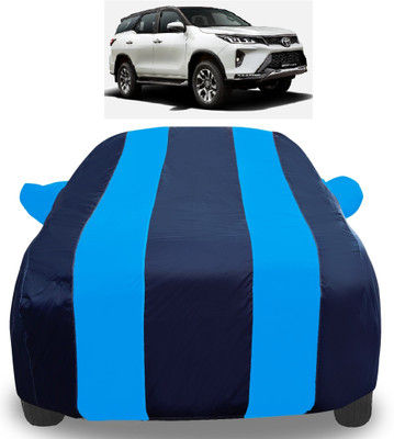 Auto Hub Car Cover For Toyota Universal For SUV (With Mirror Pockets)(Blue)