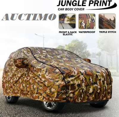 AUCTIMO Car Cover For Hyundai Grand i10 (With Mirror Pockets)(Yellow)