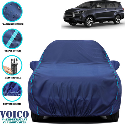 VOICO Car Cover For Toyota Innova, Innova 2.0L, Innova 2.5 G (Diesel) 7 Seater, Innova 2.5 G (Diesel) 8 Seater, Innova 2.5 GX (Diesel) 7 Seater, Innova 2.5 GX (Diesel) 8 Seater, Innova 2.5 VX (Diesel) 7 Seater, Innova 2.5 VX (Diesel) 8 Seater, Innova 2.5 ZX Diesel 7 Seater (With Mirror Pockets)(Blue