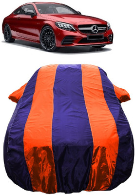 Wegather Car Cover For Mercedes Benz C-Class Coupe C43 AMG Petrol (With Mirror Pockets)(Orange)