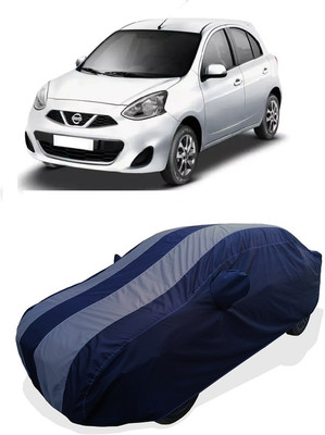 Coxtor Car Cover For Nissan Micra XL Option CVT Petrol (With Mirror Pockets)(Grey)