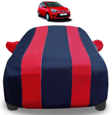 Auto Hub Car Cover For Ford Figo (With Mirror Pockets)(Red)