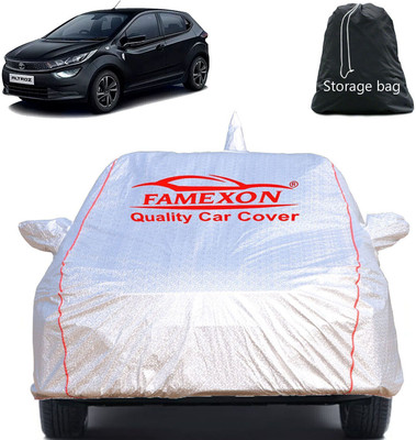 FAMEXON Car Cover For Tata Altroz (With Mirror Pockets)(Silver, For 2020, 2021, 2022, 2023, 2024, NA Models)