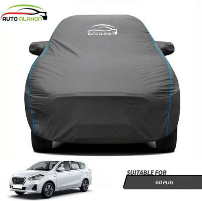 AUTO ALAXON Car Cover For Datsun Go+ (With Mirror Pockets)(Black)