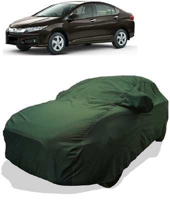 Coxtor Car Cover For Honda City i DTec VX Option BL (With Mirror Pockets)(Gold)