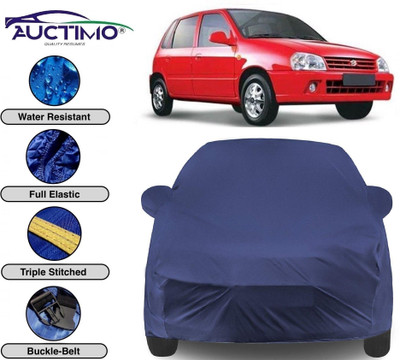 AUCTIMO Car Cover For Maruti Suzuki Zen (With Mirror Pockets)(Blue)
