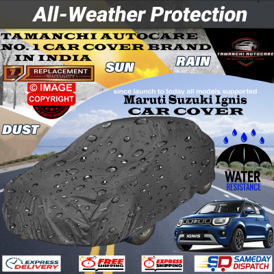 Tamanchi Autocare Car Cover For Maruti Suzuki Ignis(Grey)