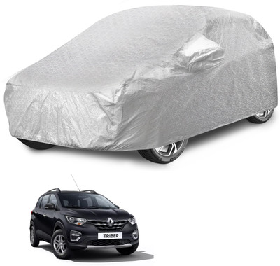 Auto Hub Car Cover For Renault Triber (With Mirror Pockets)(Silver)