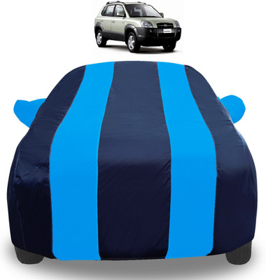 Amanzo Car Cover For Mahindra TUV300 (With Mirror Pockets)(Blue)