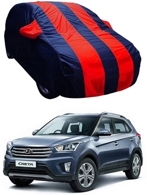 ABS AUTO TREND Car Cover For Hyundai Creta (With Mirror Pockets)(Multicolor)
