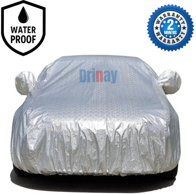 DRINAY Car Cover For Maruti Suzuki Swift Dzire (With Mirror Pockets)(Silver, Black)