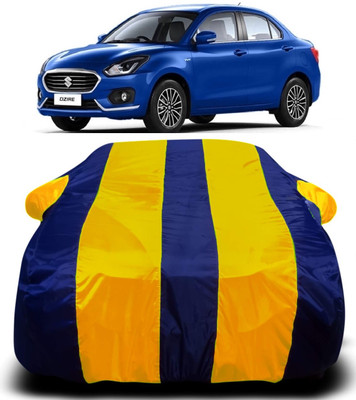 AXLOZ Car Cover For Maruti Suzuki Swift Dzire (With Mirror Pockets)(Multicolor)