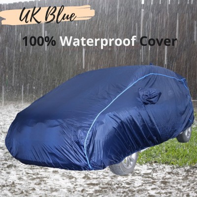 UK Blue Car Cover For Toyota Qualis (With Mirror Pockets)(Blue, For 2005 Models)