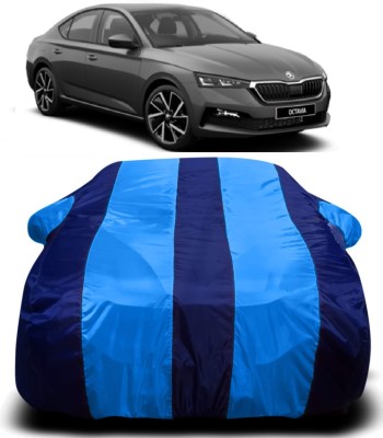 AXLOZ Car Cover For Skoda Octavia (With Mirror Pockets)(Multicolor)