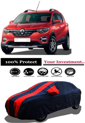 Amexride Car Cover For Renault Triber RXE Petrol (With Mirror Pockets)(Red)