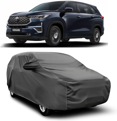 SXAWG Car Cover For Toyota Innova Hycross (With Mirror Pockets)(Grey, For 2023 Models)