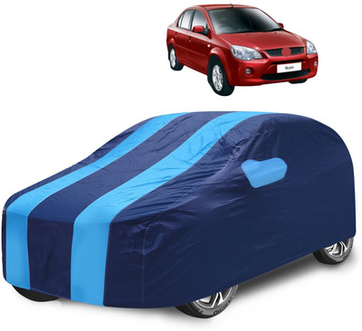 Caronix Car Cover For Ford Ikon (With Mirror Pockets)(Blue)