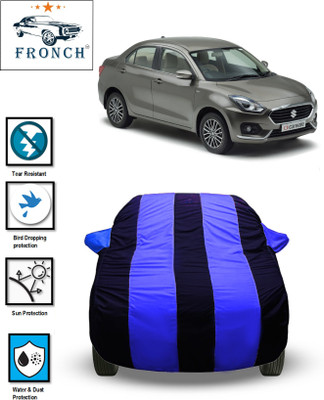 FRONCH Car Cover For Maruti Suzuki Dzire, Swift Dzire, Swift Dzire EX (With Mirror Pockets)(Blue)