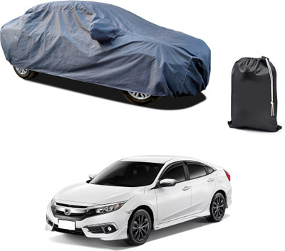 PAGORA Car Cover For Honda Civic (With Mirror Pockets)(Grey)