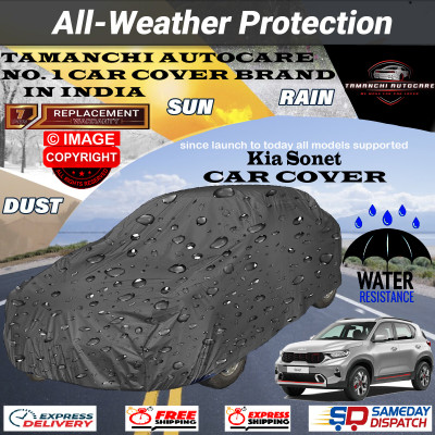 Tamanchi Autocare Car Cover For Kia Sonet(Grey)
