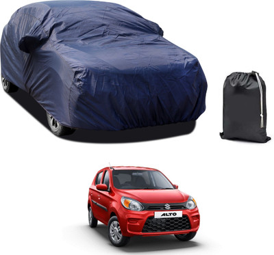CODOKI Car Cover For Maruti Suzuki Alto K10 (With Mirror Pockets)(Blue)