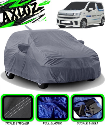 AXLOZ Car Cover For Maruti Suzuki WagonR Electric Vehicle (With Mirror Pockets)(Grey)
